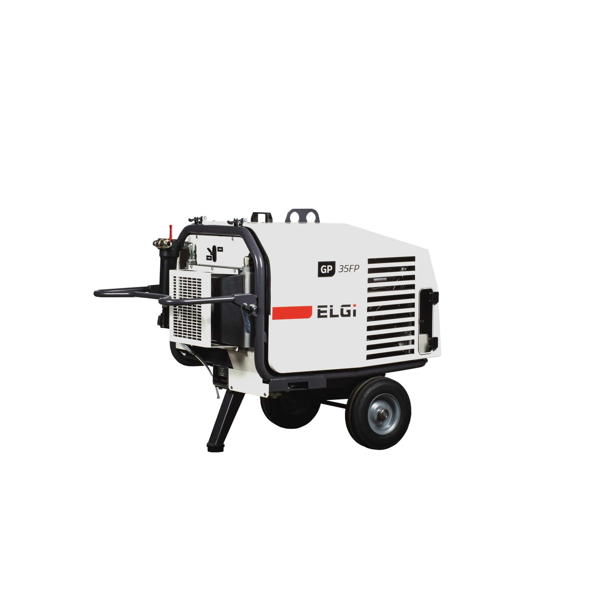 ELGi, Portable Air Compressor with Dual Aftercooler, 23 HP, Model# GP35FP-W